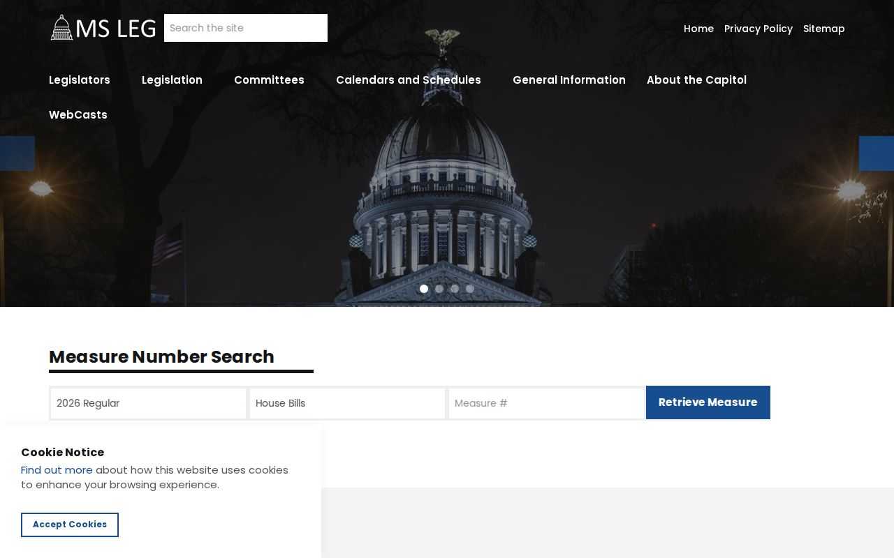 Mississippi Legislature site used to verify Choctaw County arrest warrant statute text